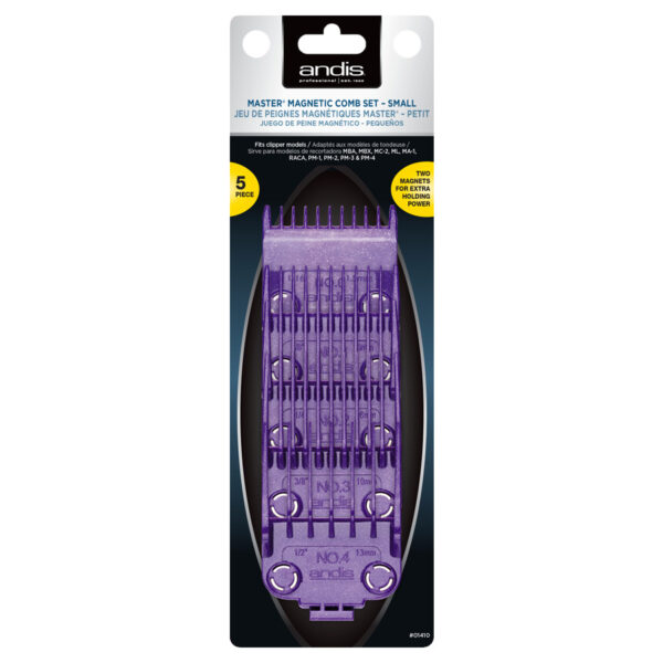 Andis Guard (Combs) Magnetic Master Set 5pc (01410) - Image 2