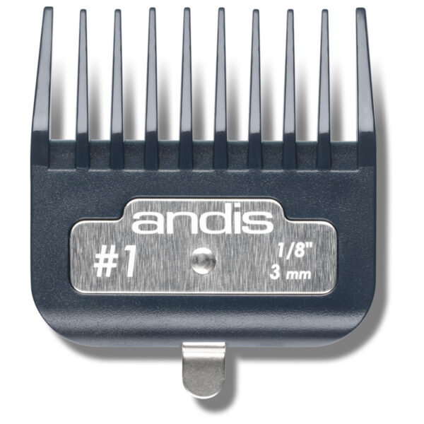 Andis Master Premium Metal Clip Comb Size #1 (33665)