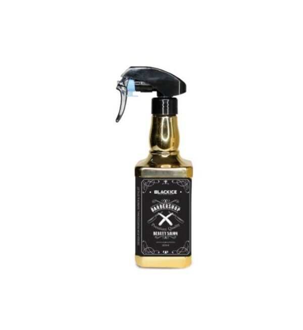 Black Ice 500ml Gold Spray Bottle | BIC014GL