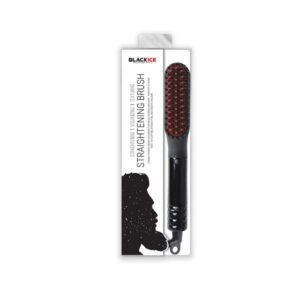 Black Ice Barber Straightening Brush For Beard & Hair | BIC211B