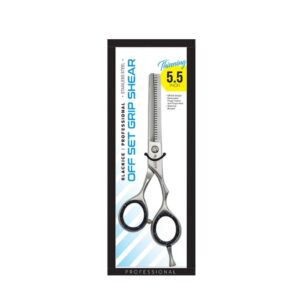 Black Ice Offset Grip 5.5" Thinning Shear | BIC502-T55