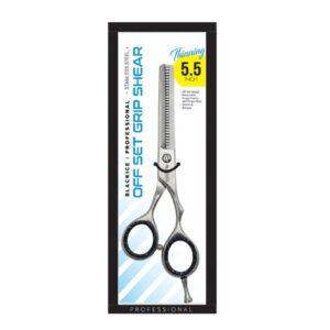 Black Ice Offset Grip 5.5" Thinning Shear | BIC503-T55