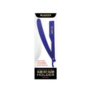 Black Ice Slide Out Razor Holder Blue | BIC602-ROYAL