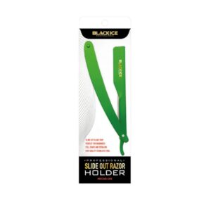 Black Ice Slide Out Razor Holder Green | BIC602-GRE