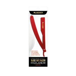 Black Ice Slide Out Razor Holder Red | BIC602-RED