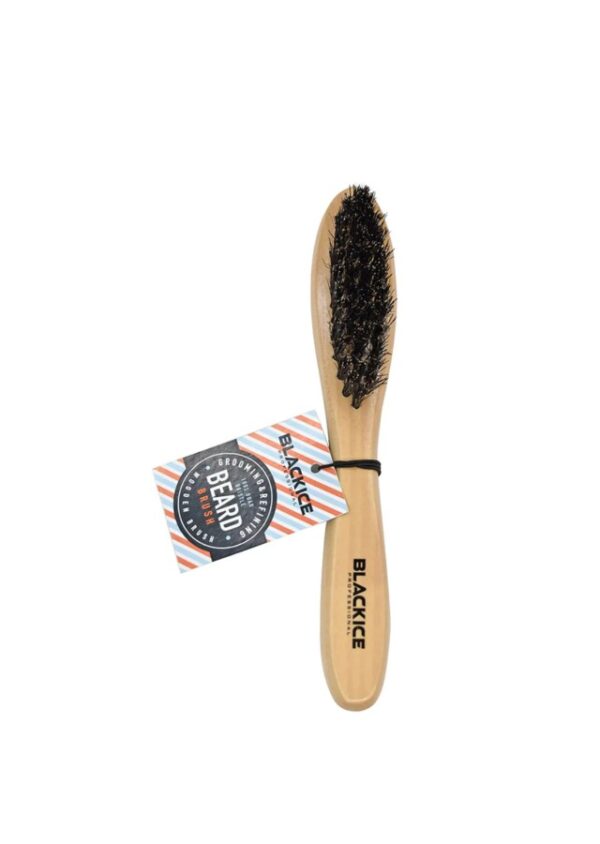 Black Ice Wooden Beard & Fade brush | BIC209