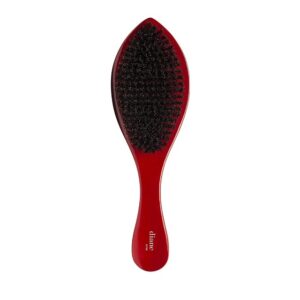 Diane 100% Soft Boar Curved Wave Brush Red (D1706)