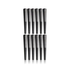 Diane 7 1/4 Barber Comb Black (12 Pack) | D56