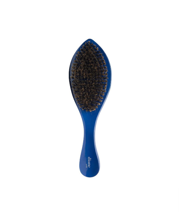 Diane Hard Boar Curved Wave Brush Blue (D1747)