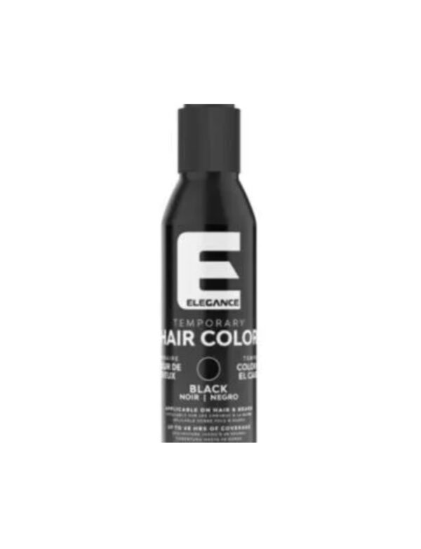 Elegance Temporary Hair Color, Highlight & Cover Black 120ml