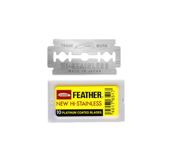 Feather Hi-Stainless Double Edge Razor Blades 10ct