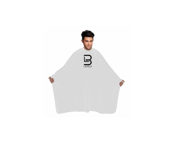 LEVEL3 Cape With Rubber Neck - White