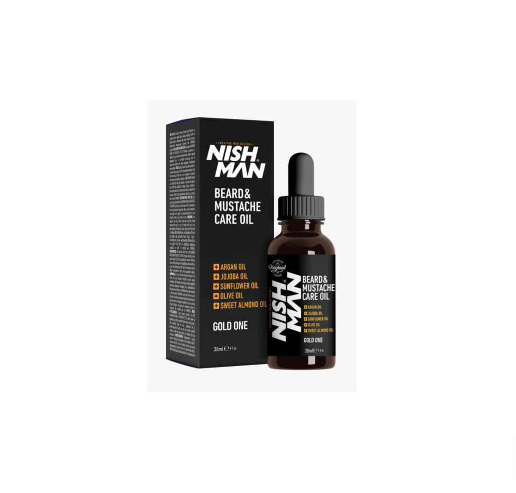 Nishman Beard & Moustache Care Oil | Gold One