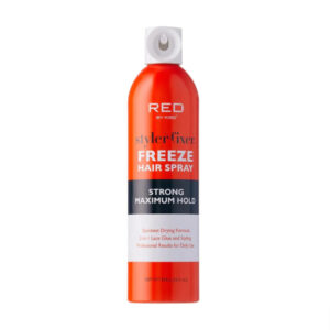 Red by Kiss Styler Fixer Freeze Hair Spray Strong Maximum Hold 11.1 oz.