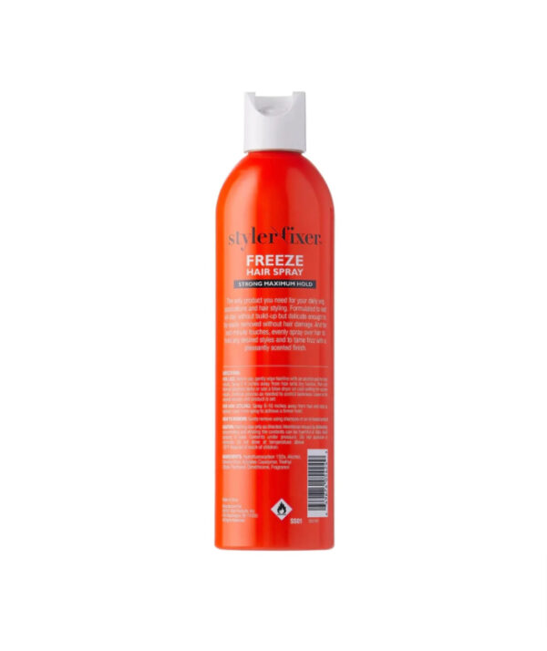 Red by Kiss Styler Fixer Freeze Hair Spray Strong Maximum Hold 11.1 oz.