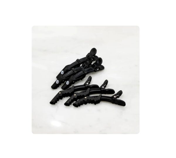 Rolda Carbon Fiber Hair Clip 6pc Set