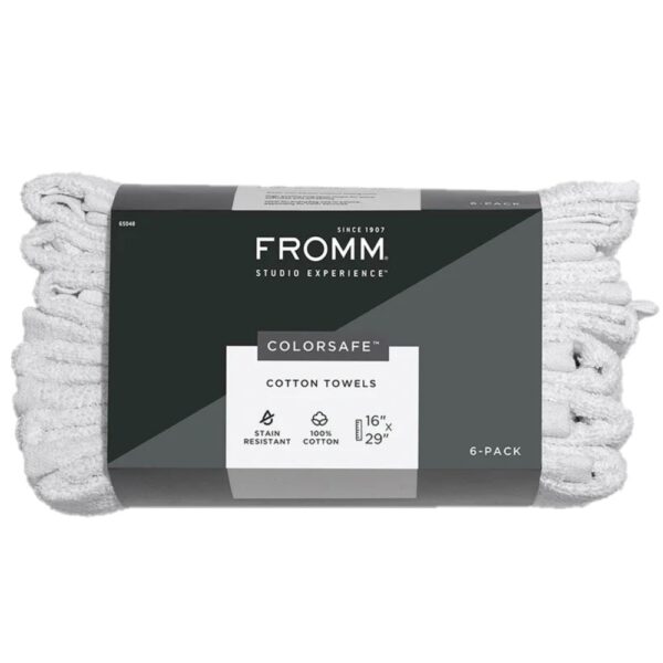 Fromm Colorsafe Cotton 29x16" Towels 6pack