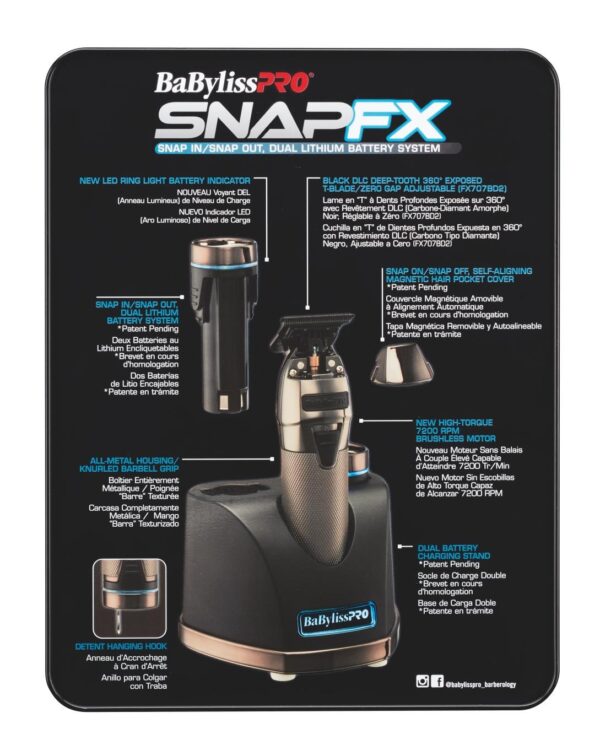 BaBylissPRO SNAPFX Trimmer (FX797) - Image 3