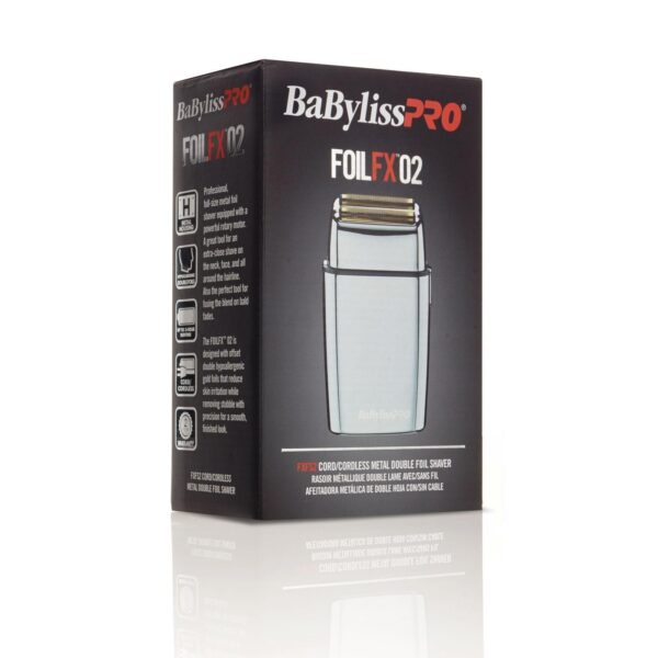 BaBylissPRO Double Silver Foil Shaver (FXFS2) - Image 3