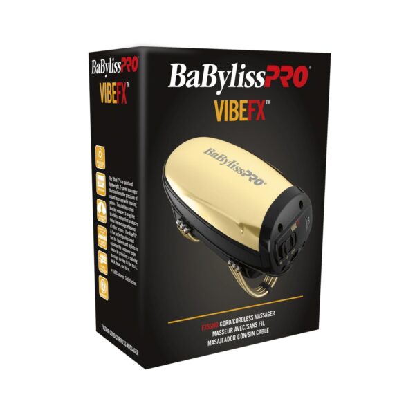 BaBylissPRO Massager Cordless Gold (FXSSMG) - Image 4