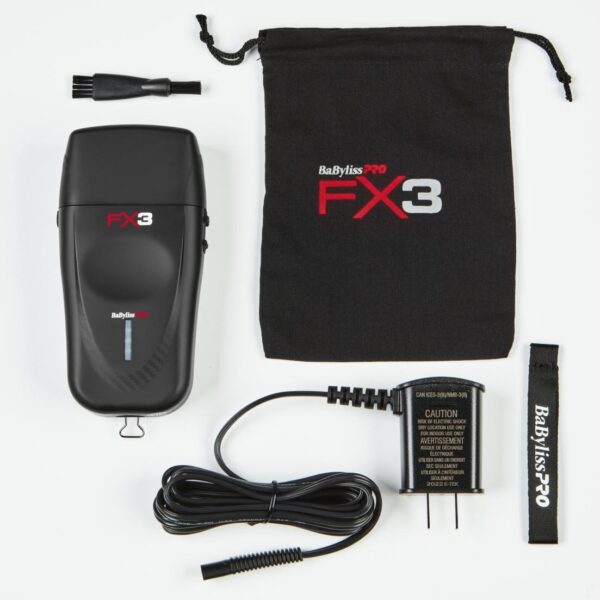 BaBylissPRO FX3 Black Foil Shaver (FXX3SB) - Image 3