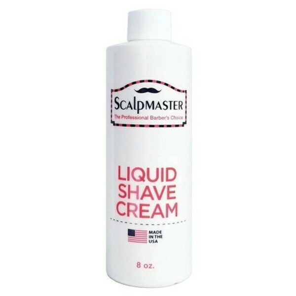 Scalpmaster Liquid Shave Cream 8oz