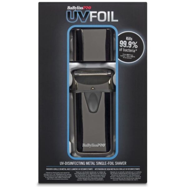 BaBylissPRO UV Single Foil Shaver (FXLFS1) - Image 5