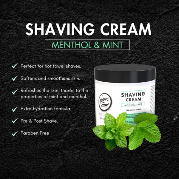 Rolda Menthol & Mint Shaving Cream 17.63 oz. - Image 4